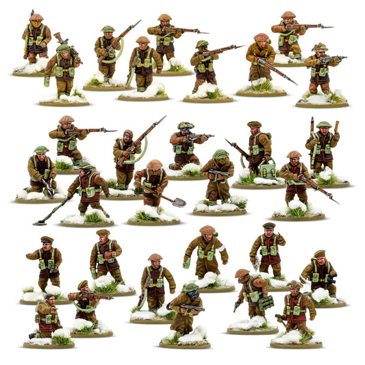 Warlord Games - Bolt Action - British & Canadian Infantry (Winter) Platoon