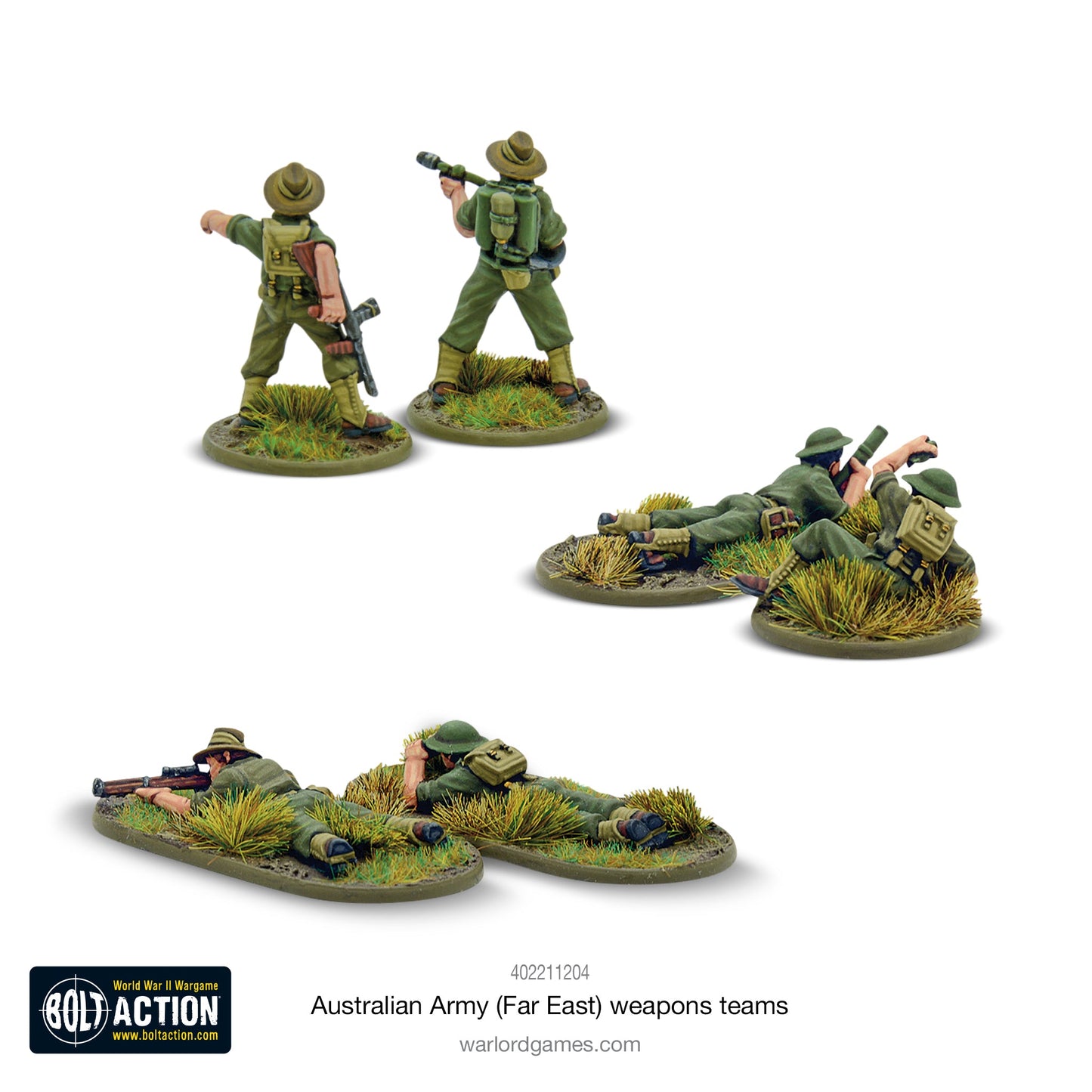 Warlord Games - Bolt Action - Australian Army Weapons Teams (Far East)