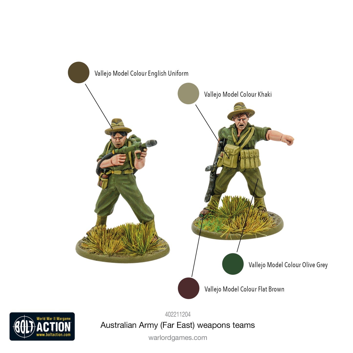 Warlord Games - Bolt Action - Australian Army Weapons Teams (Far East)