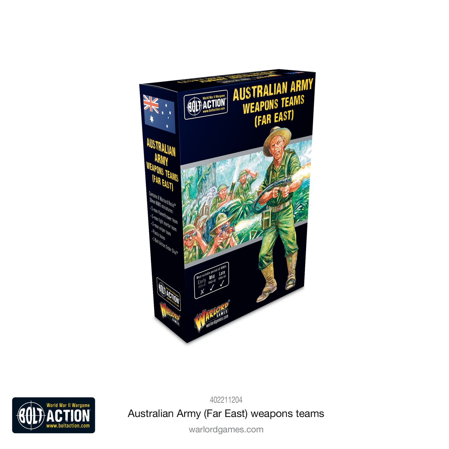 Warlord Games - Bolt Action - Australian Army Weapons Teams (Far East)