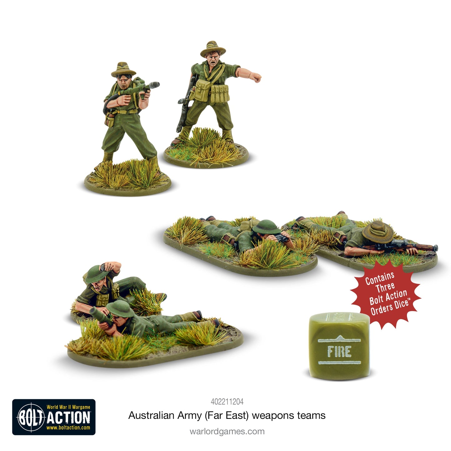 Warlord Games - Bolt Action - Australian Army Weapons Teams (Far East)