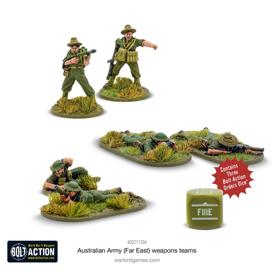 Warlord Games - Bolt Action - Australian Army Weapons Teams (Far East)