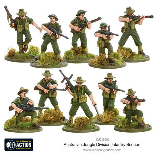 Warlord Games - Bolt Action - Australian Jungle Division Infantry Section