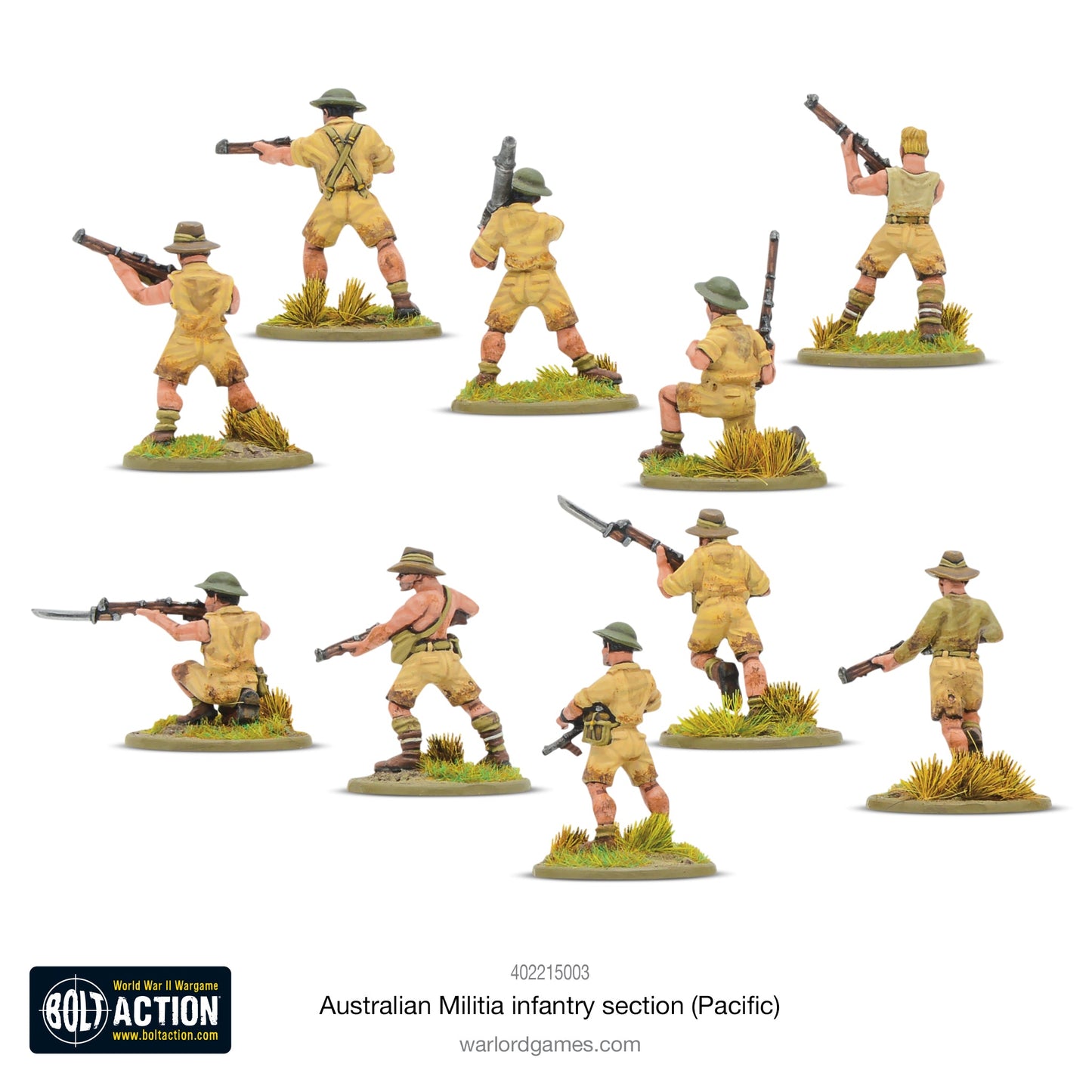 Warlord Games - Bolt Action - Australian Militia Infantry Section