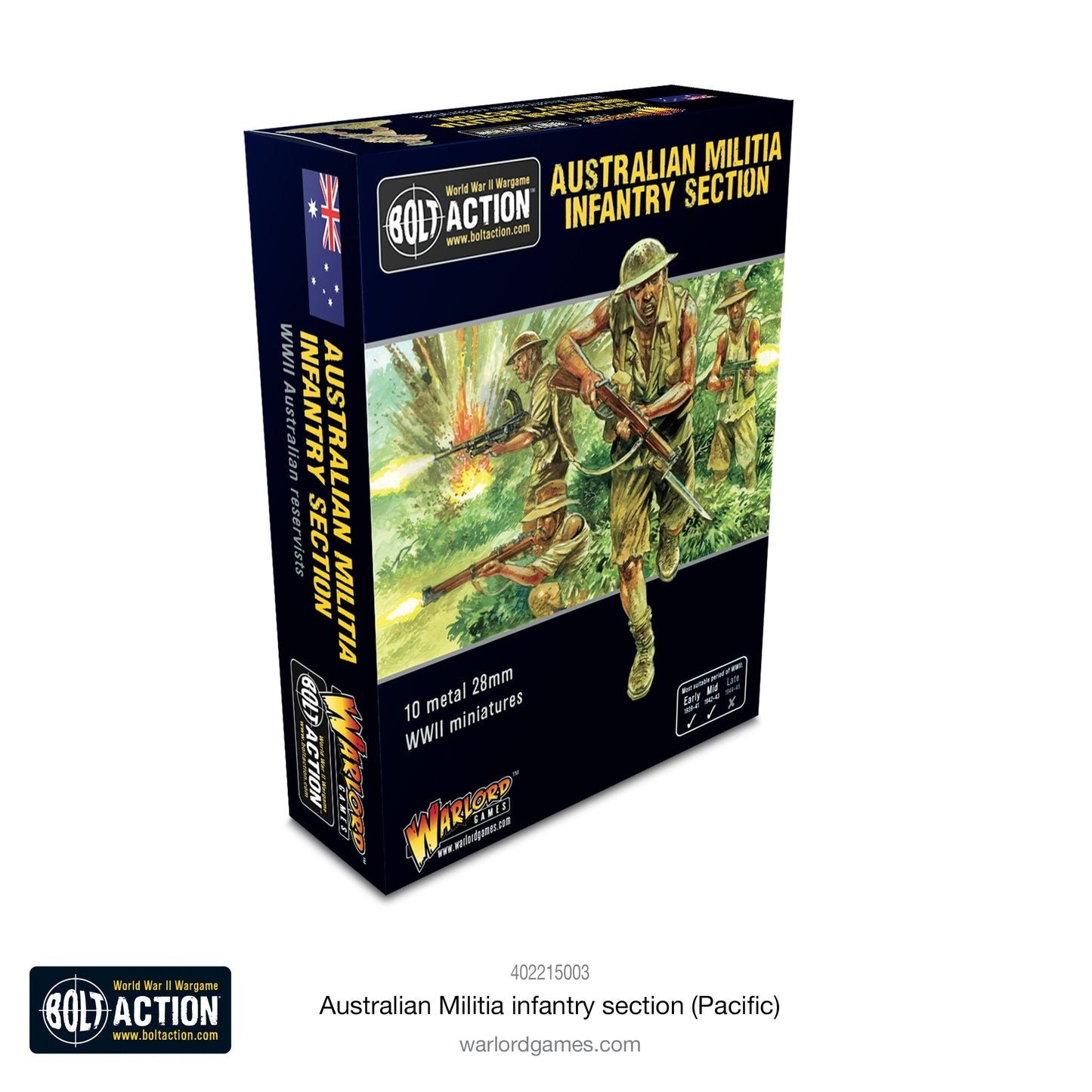 Warlord Games - Bolt Action - Australian Militia Infantry Section