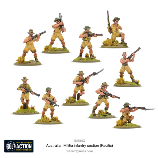 Warlord Games - Bolt Action - Australian Militia Infantry Section