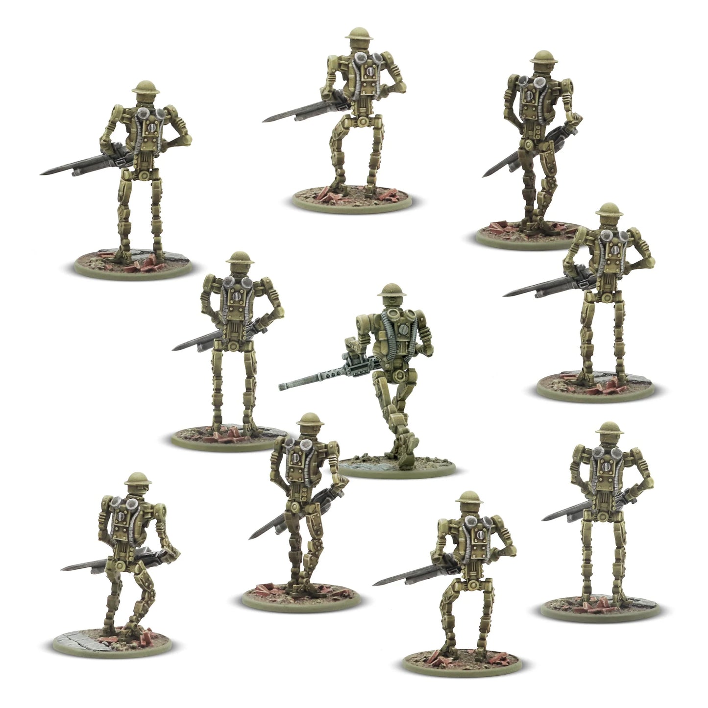 PRE-ORDER - Warlord Games - Konflikt'47 - British - Mk1 Automated Infantry (Plastic)