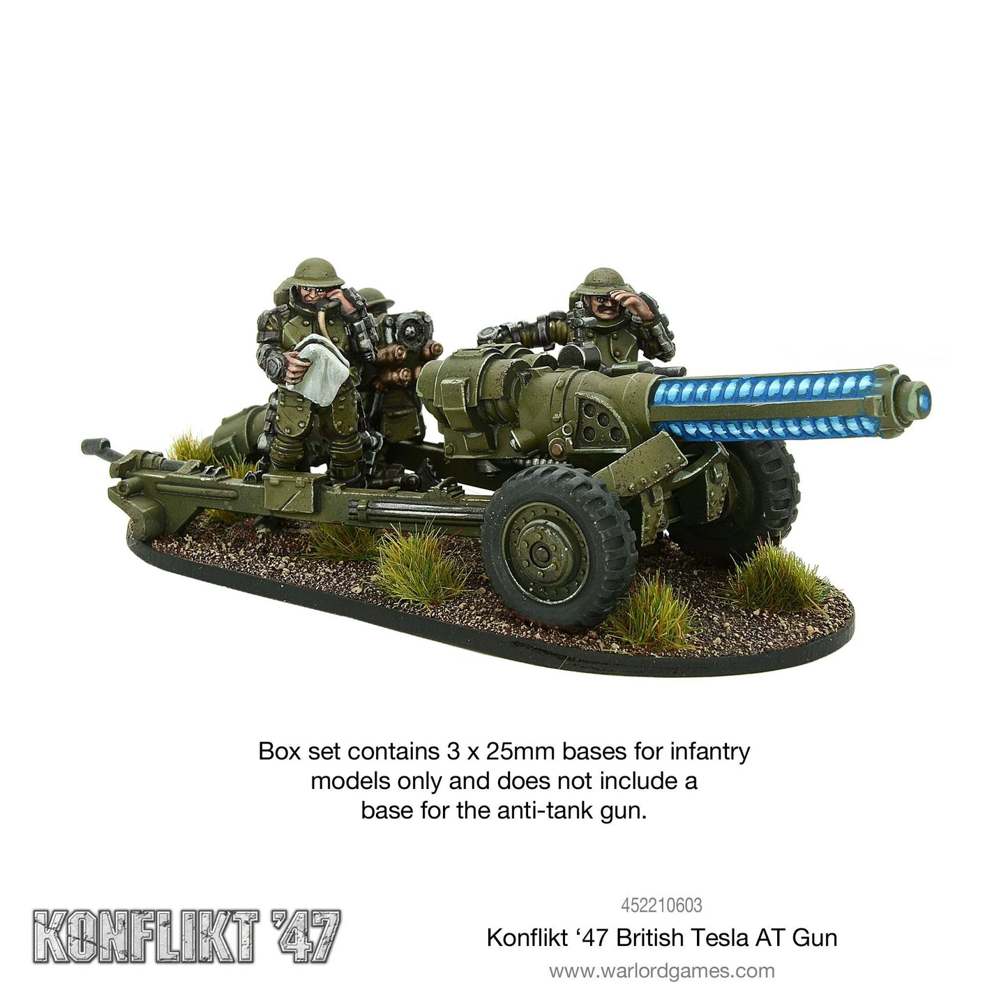 PRE-ORDER - Warlord Games - Konflikt'47 - British - M17 Tesla Cannon with British Armoured Crew