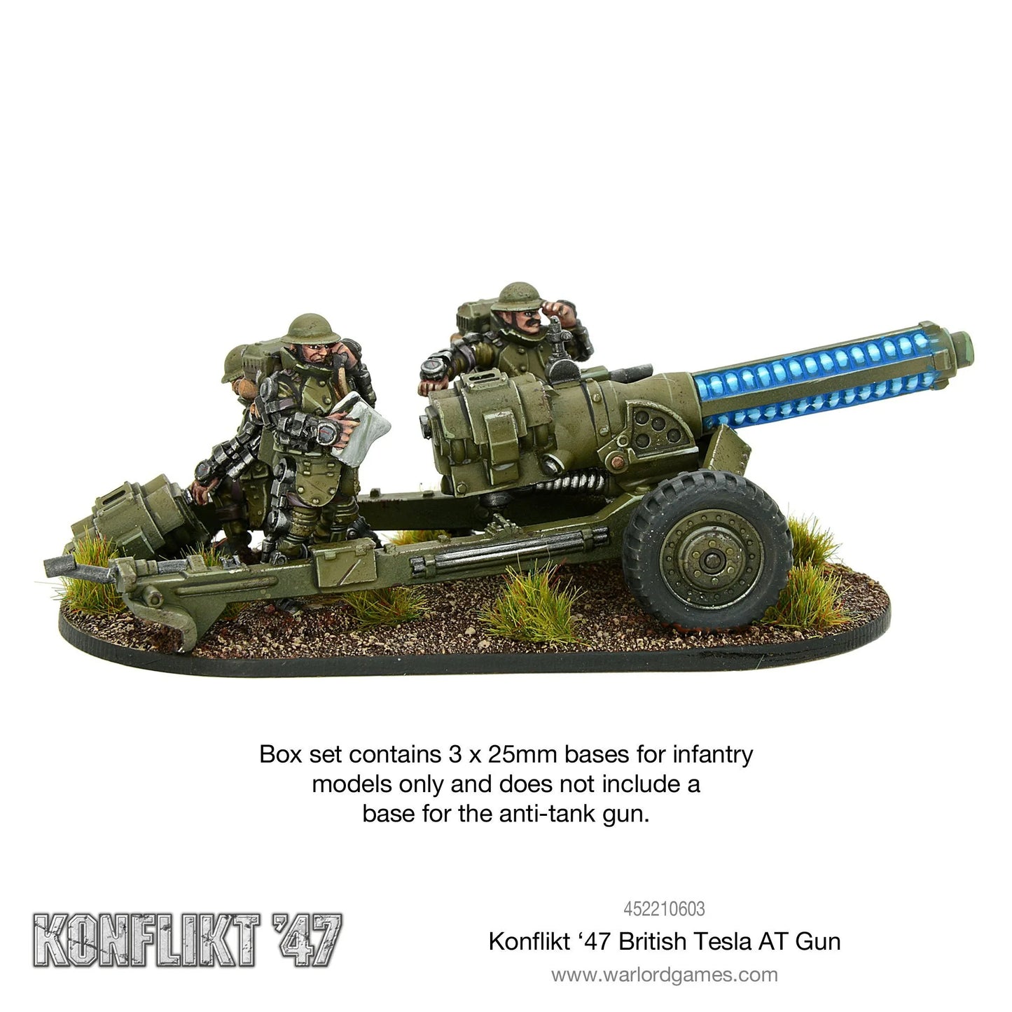 PRE-ORDER - Warlord Games - Konflikt'47 - British - M17 Tesla Cannon with British Armoured Crew