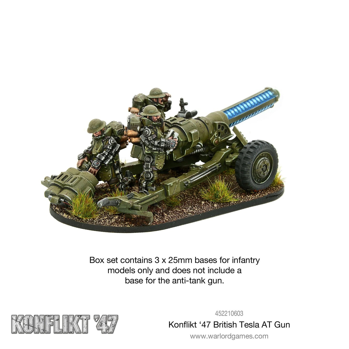PRE-ORDER - Warlord Games - Konflikt'47 - British - M17 Tesla Cannon with British Armoured Crew