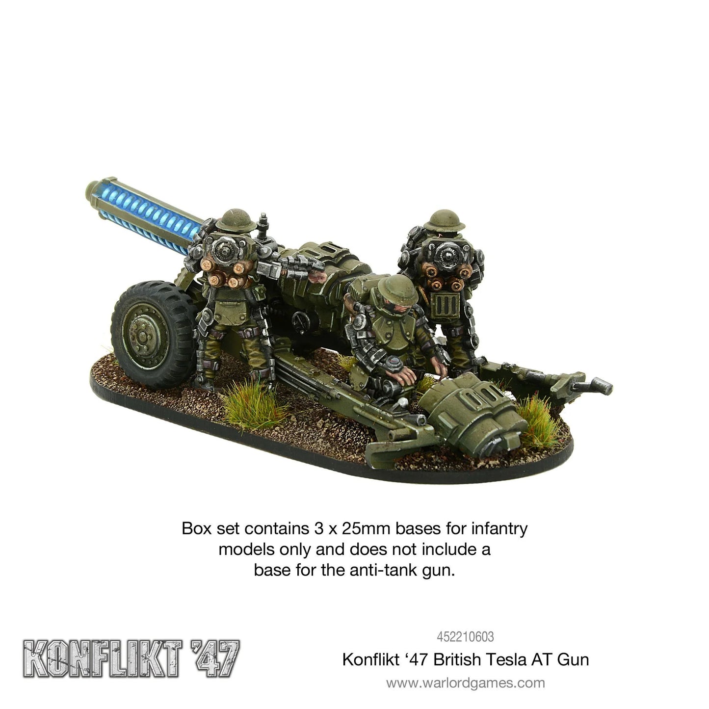 PRE-ORDER - Warlord Games - Konflikt'47 - British - M17 Tesla Cannon with British Armoured Crew