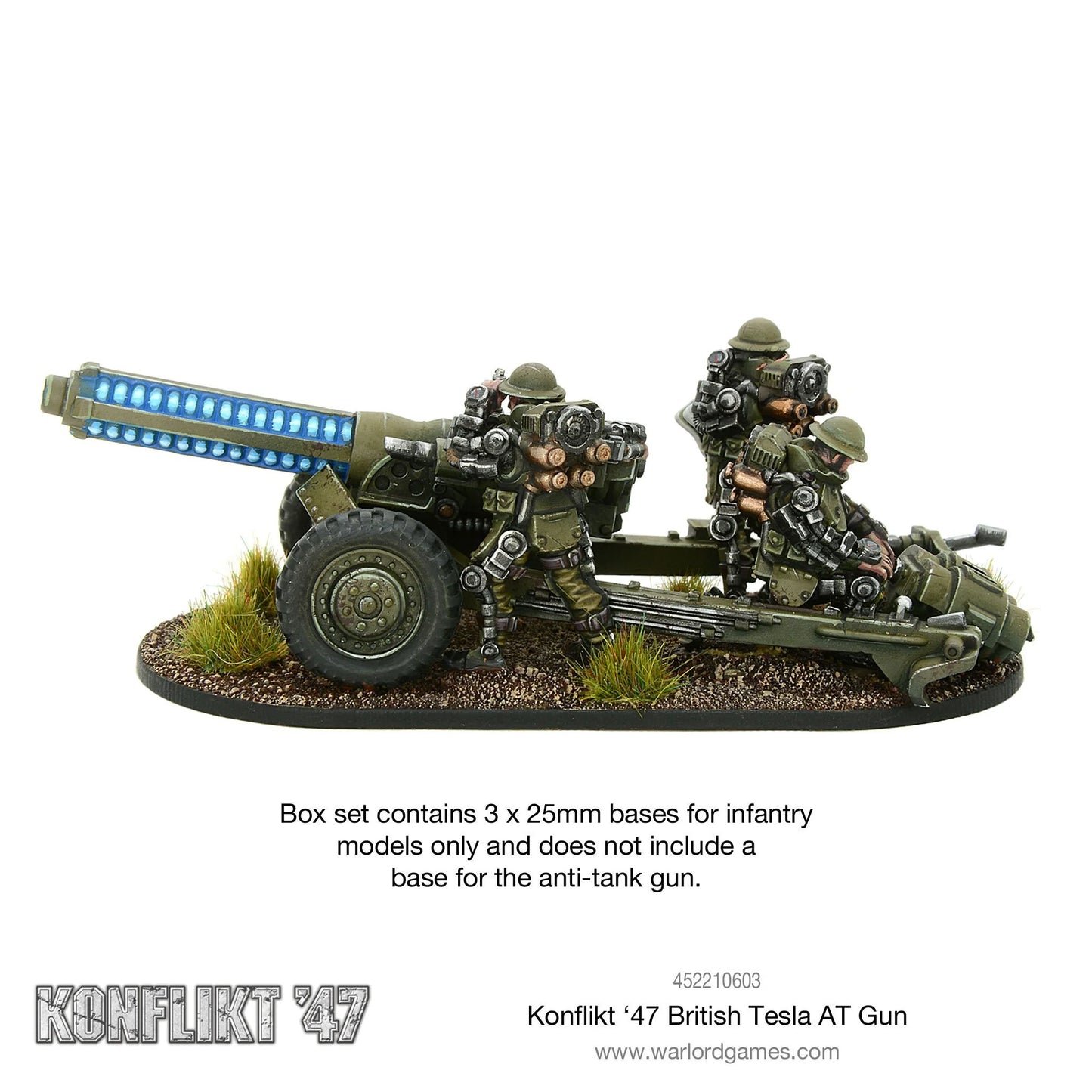 PRE-ORDER - Warlord Games - Konflikt'47 - British - M17 Tesla Cannon with British Armoured Crew