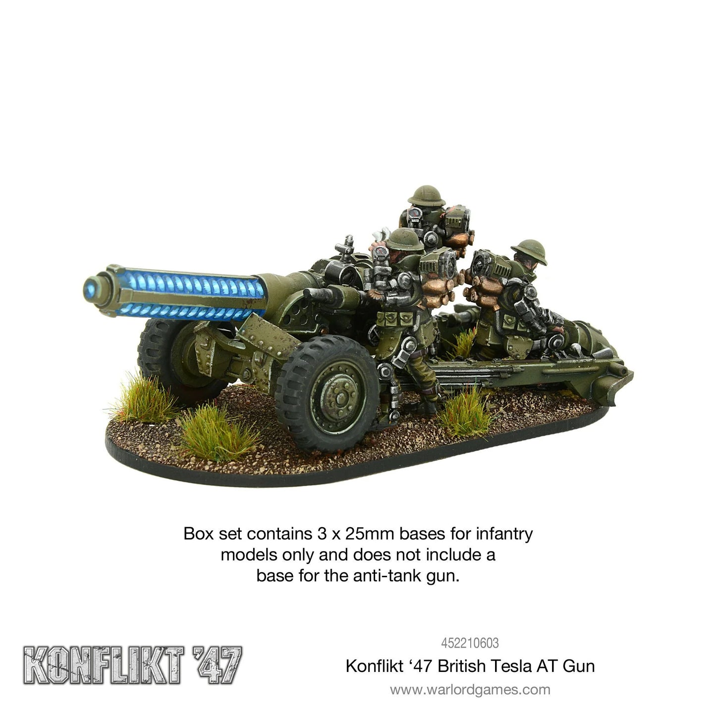 PRE-ORDER - Warlord Games - Konflikt'47 - British - M17 Tesla Cannon with British Armoured Crew