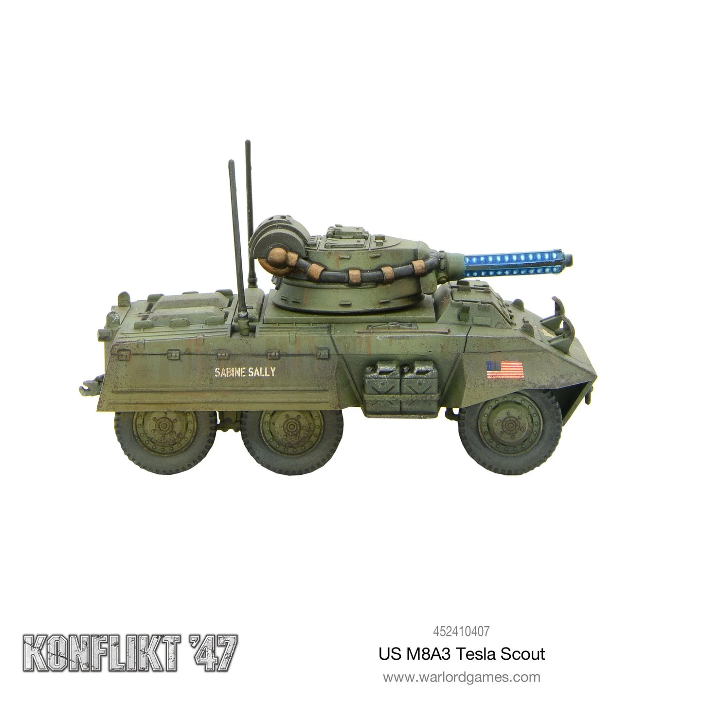Warlord Games - Konflikt'47 - USA - M8A3 Tesla Scout