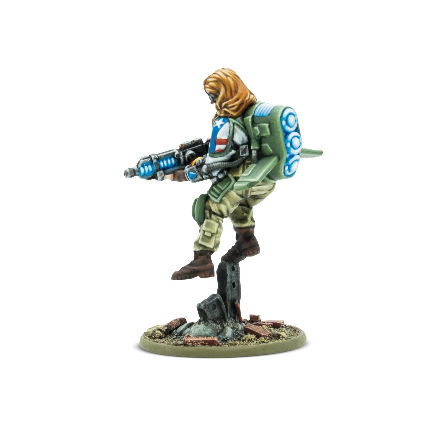 Warlord Games - Konflikt'47 - USA - Roberta Wells - Firefly Hero