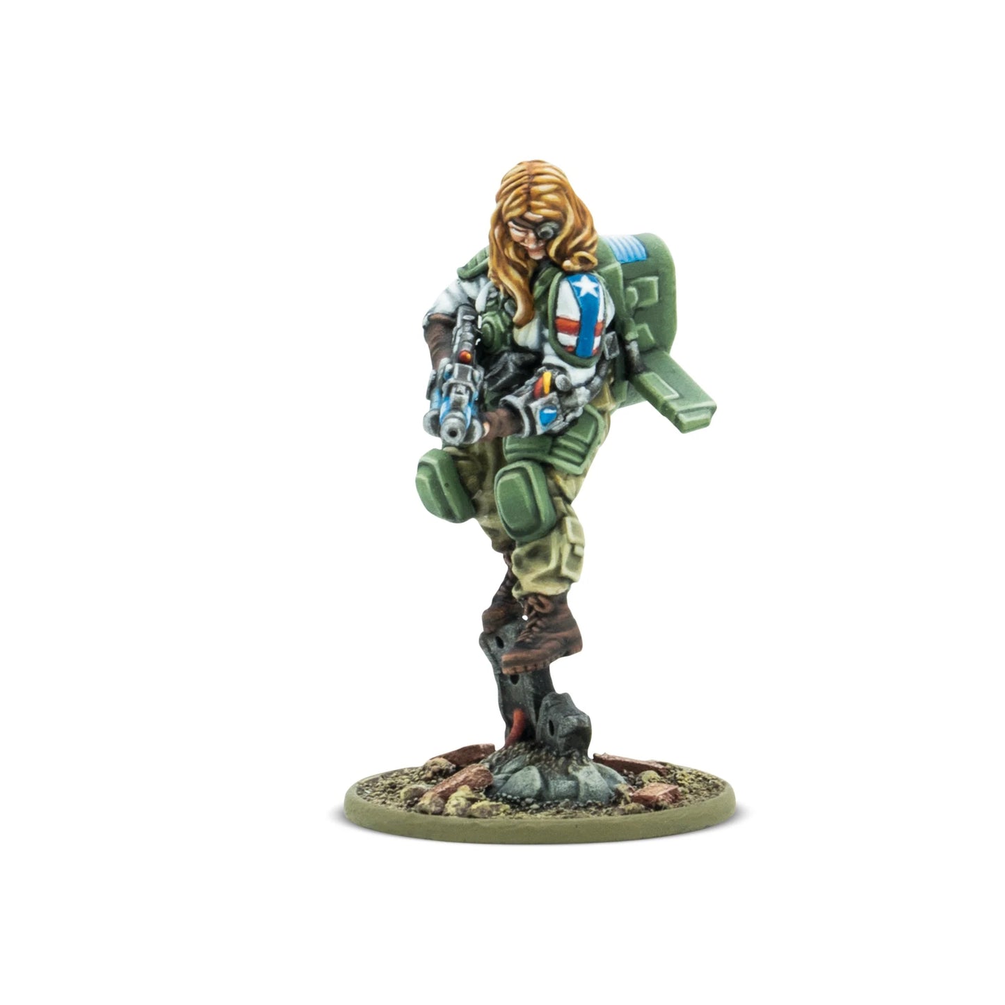 Warlord Games - Konflikt'47 - USA - Roberta Wells - Firefly Hero