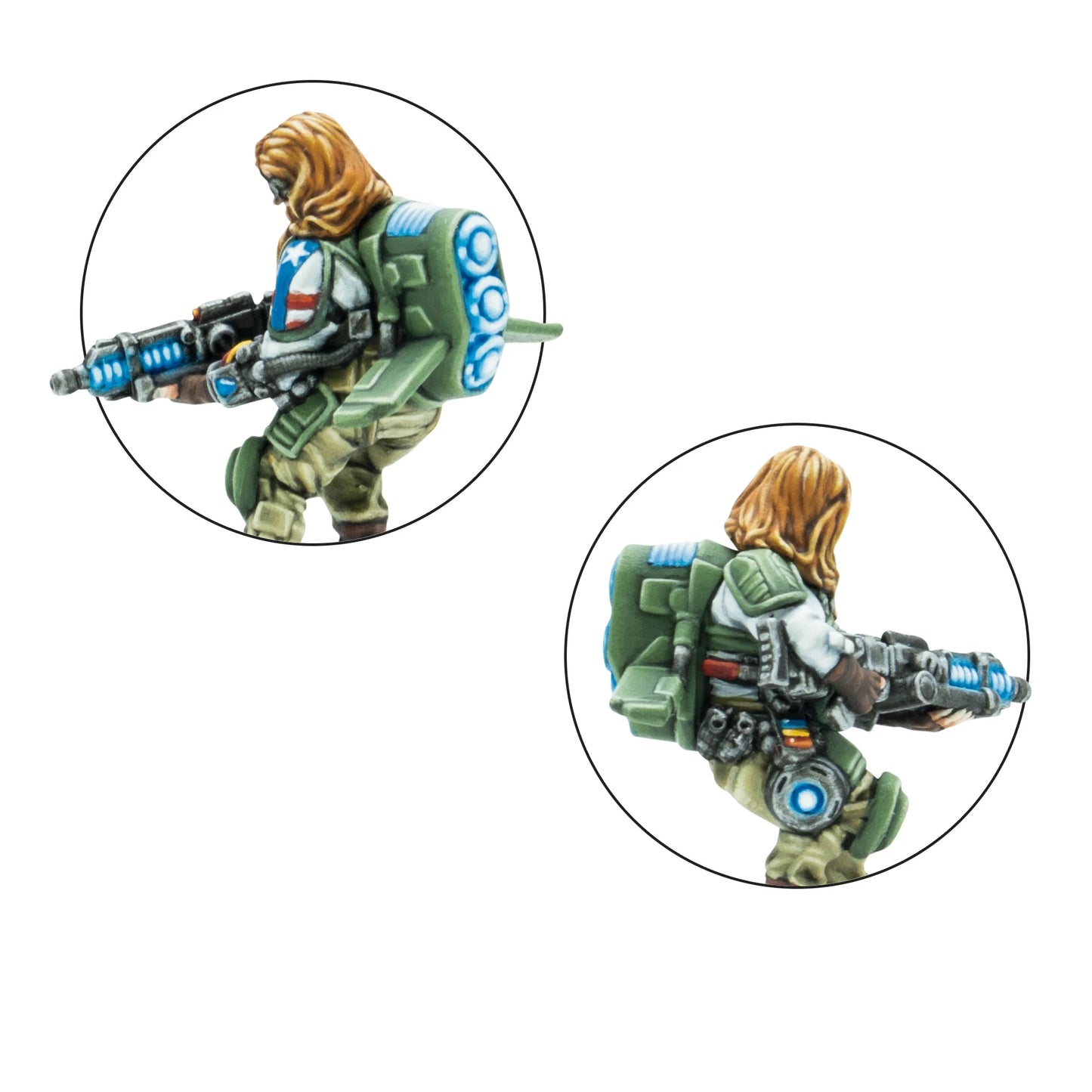 Warlord Games - Konflikt'47 - USA - Roberta Wells - Firefly Hero