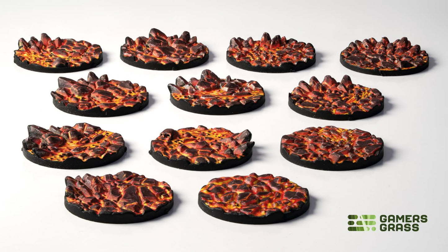 PRE-ORDER - Gamers Grass - Battle Ready Topper - Molten Lava 25mm