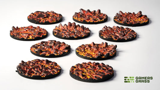PRE-ORDER - Gamers Grass - Battle Ready Topper - Molten Lava 28mm