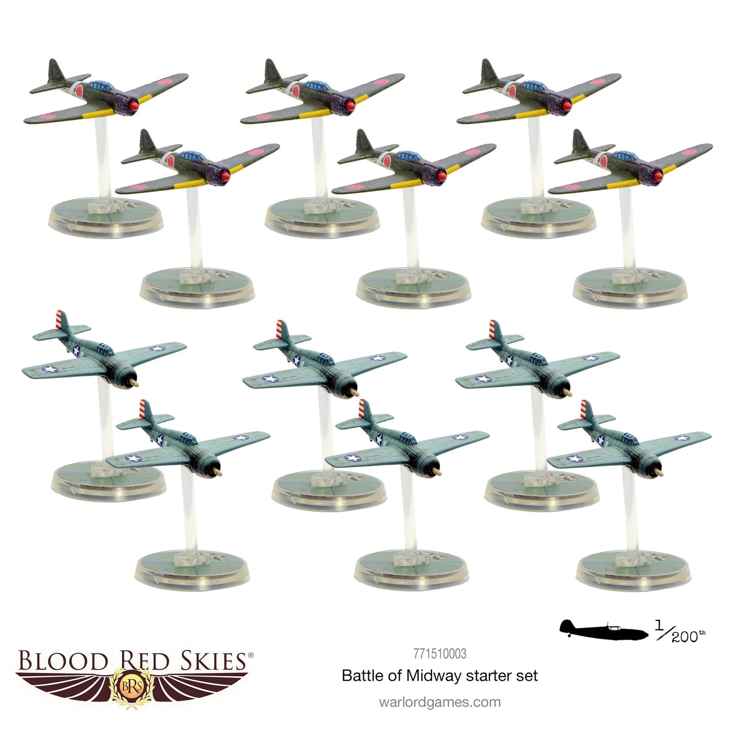 Warlord Games - Blood Red Skies: The Battle Of Midway Starter Set