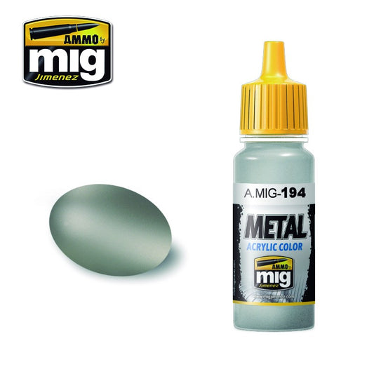 AMMO by MIG - Acrylic Colour - Aluminium 17ml paint
