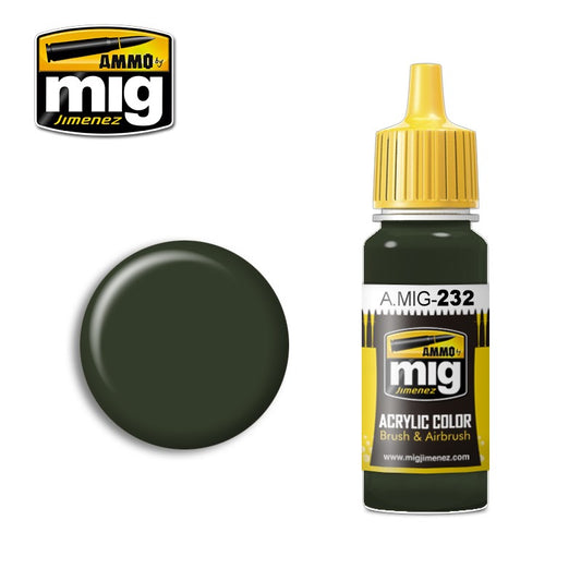 AMMO by MIG - Acrylic Colour - RLM 70 Schwartzgrün 17ml paint