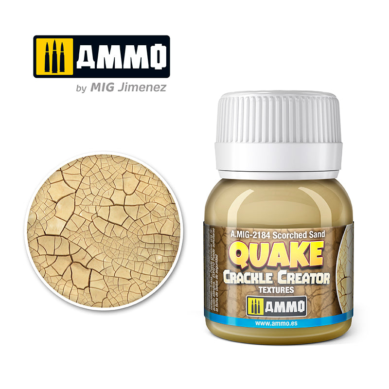 AMMO by MIG - Quake - Crackle Scorched Sand - Texture Effect 40ml