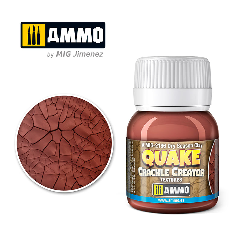 AMMO by MIG - Quake - Crackle Dry Season Clay - Texture Effect 40ml