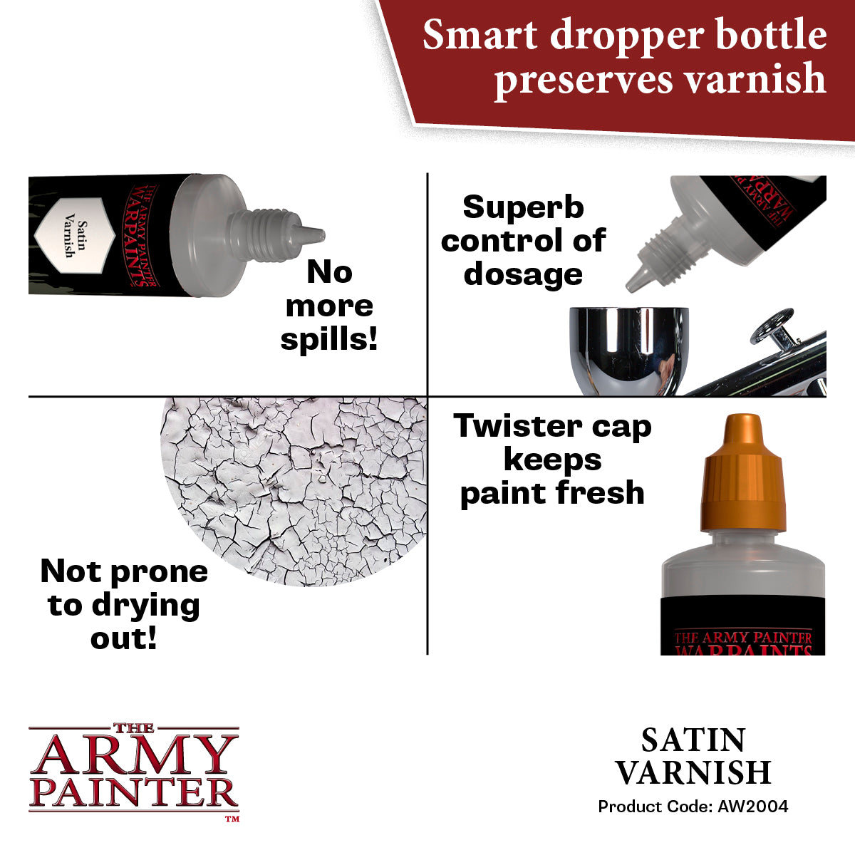 The Army Painter - Warpaints Air - Satin Varnish