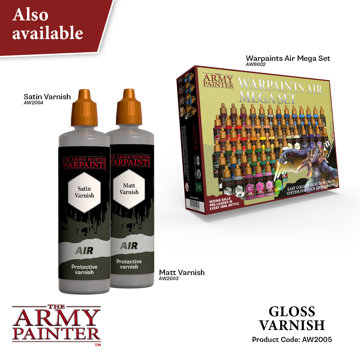 The Army Painter - Warpaints Air - Gloss Varnish