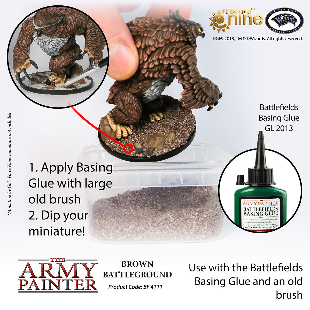 The Army Painter - Battlefield Basing: Brown Battleground