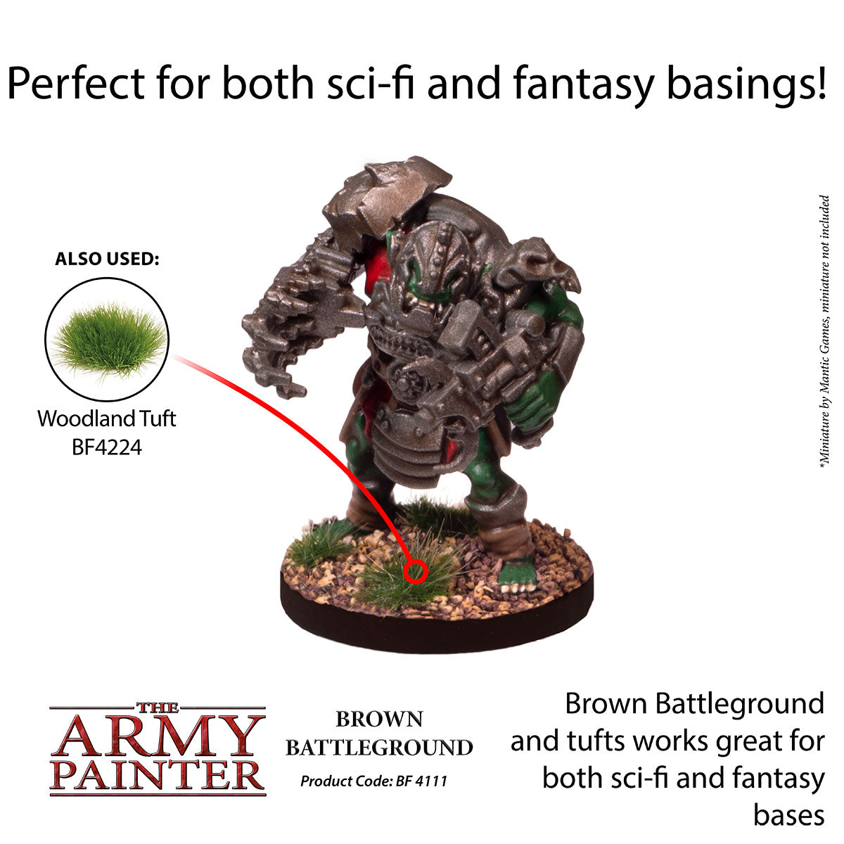 The Army Painter - Battlefield Basing: Brown Battleground