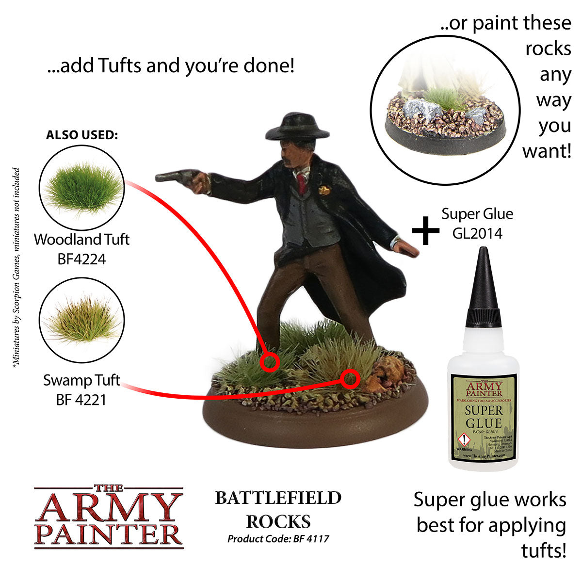 The Army Painter - Battlefield Basing: Rocks