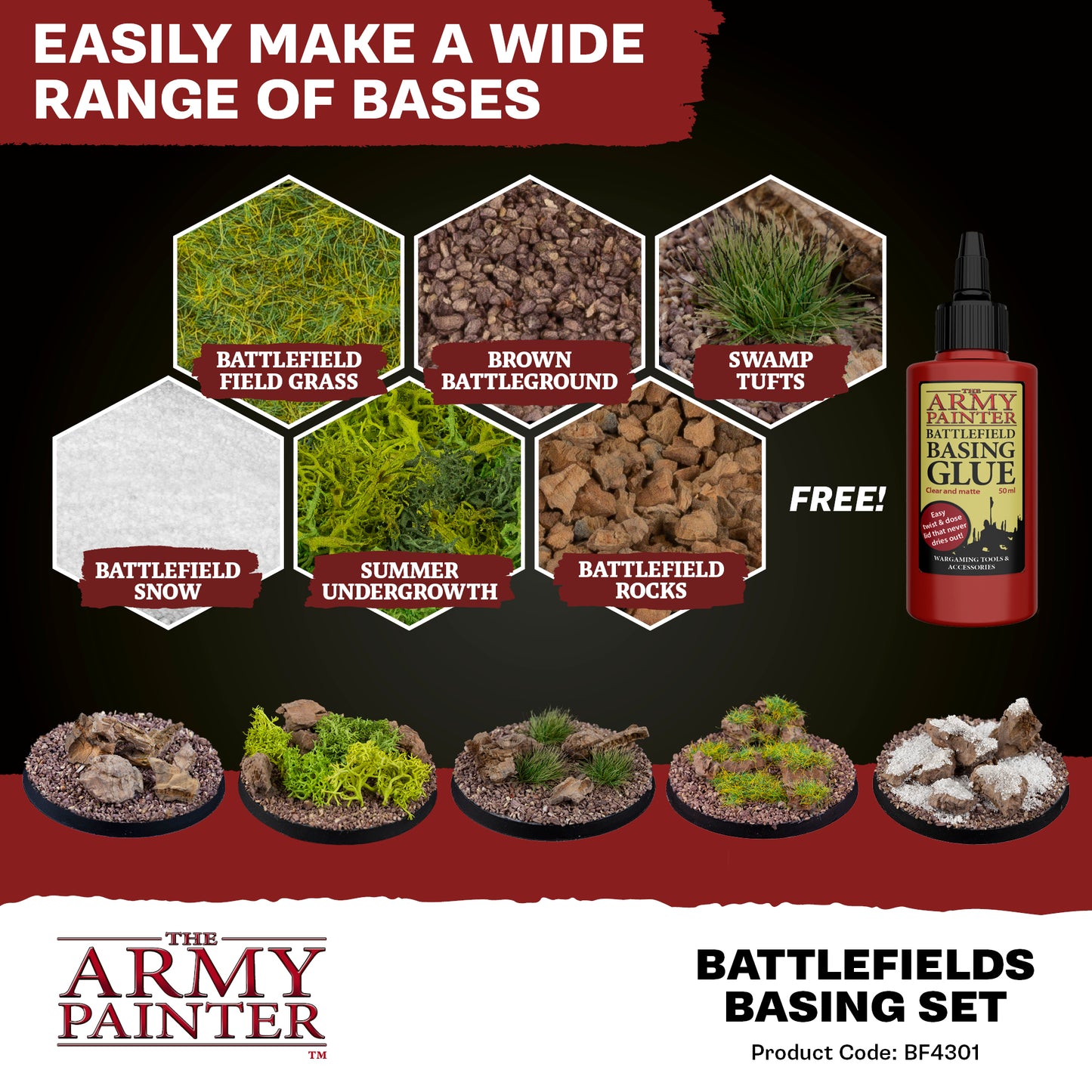The Army Painter - Battlefields Basing Set