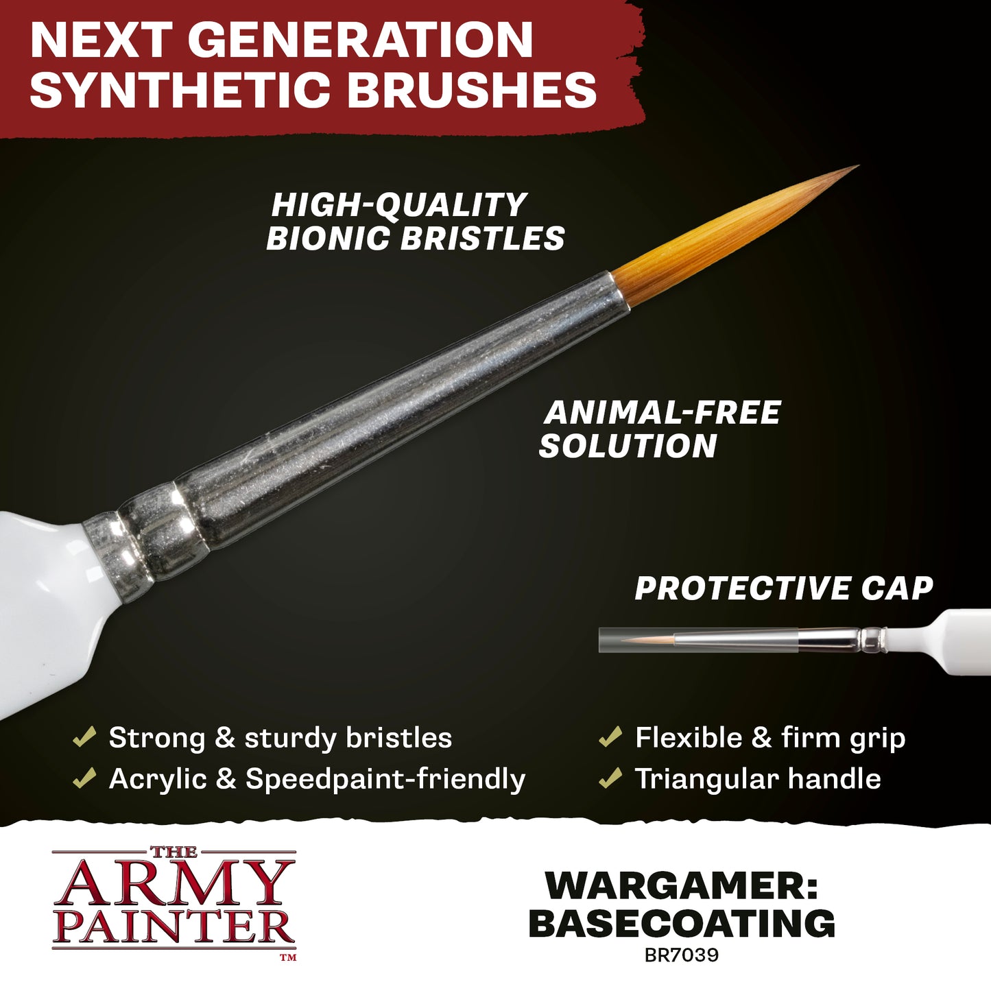 The Army Painter - Wargamer: Basecoating Brush