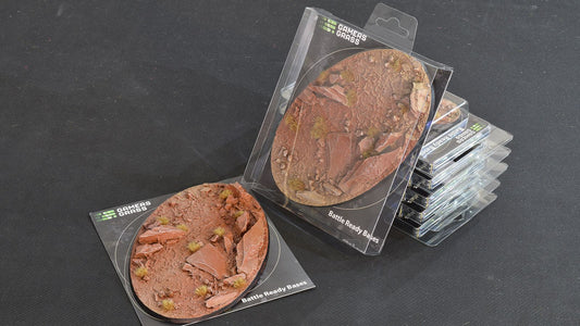 Gamers Grass - Battle Ready Bases - Badlands - Oval 170mm