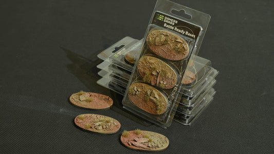 Gamers Grass - Battle Ready Bases - Badlands - Oval 75mm
