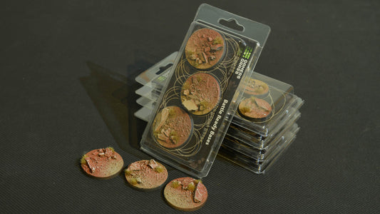 Gamers Grass - Battle Ready Bases - Badlands - Round 50mm