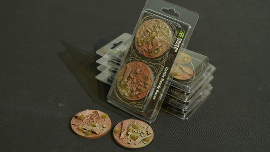 Gamers Grass - Battle Ready Bases - Badlands - Round 60mm