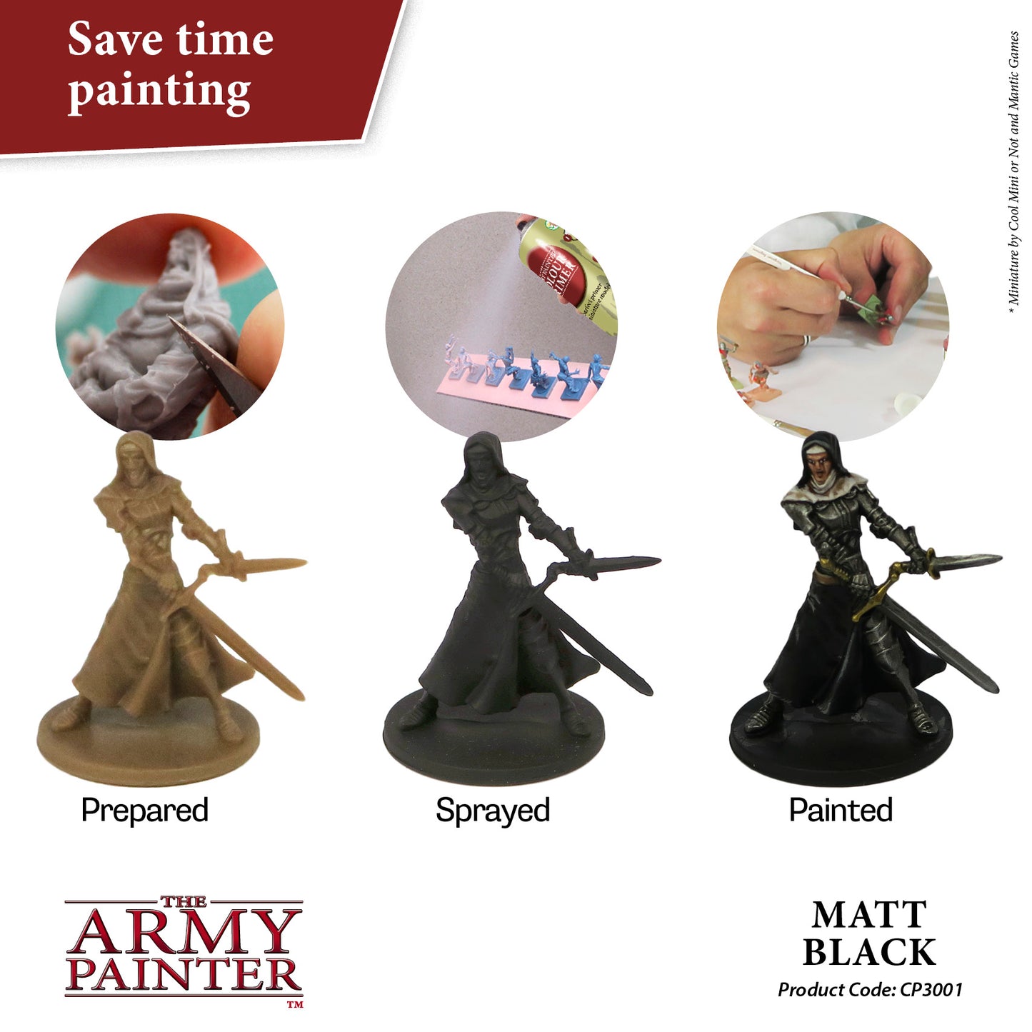 The Army Painter - Colour Primer - Matt Black