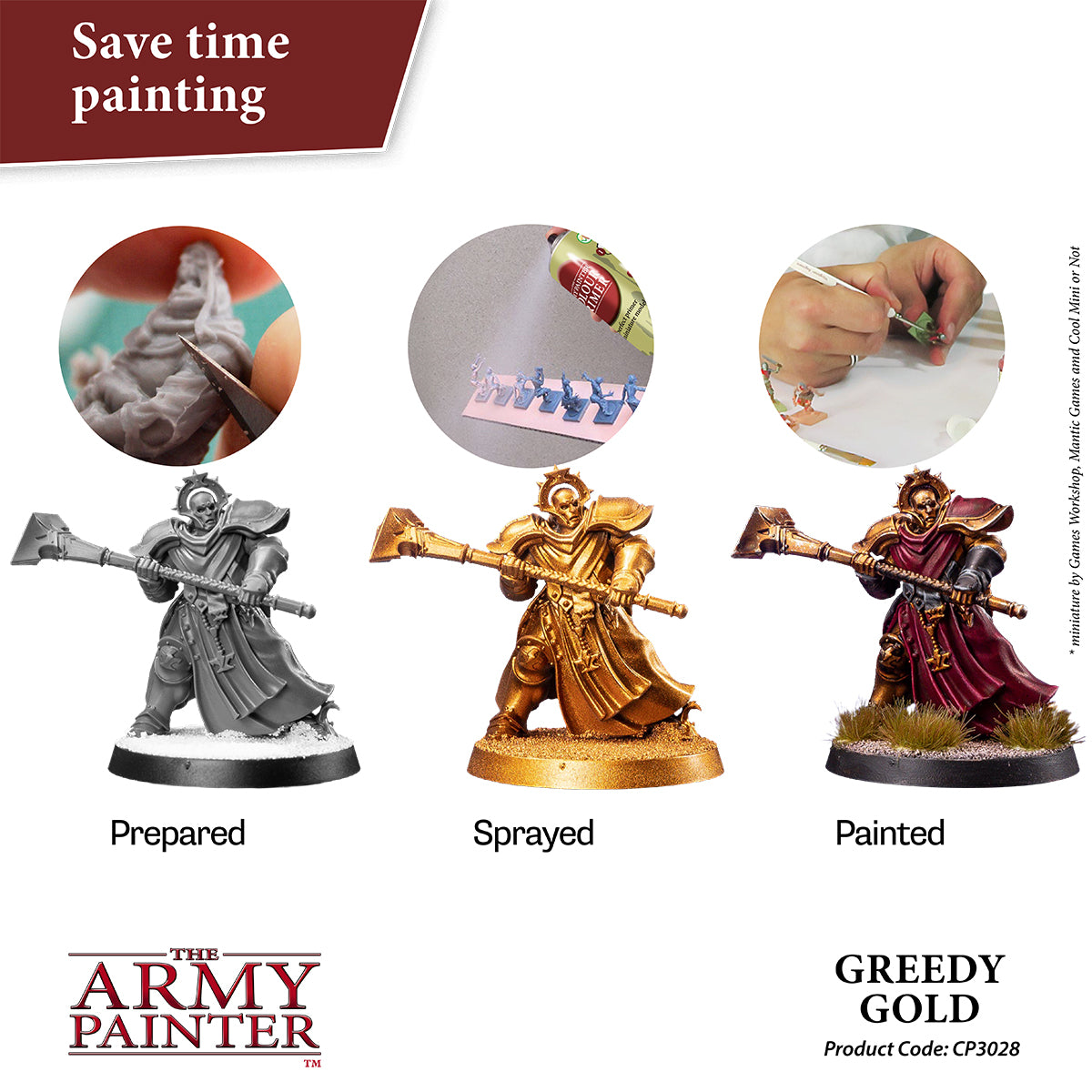 The Army Painter - Colour Primer - Greedy Gold