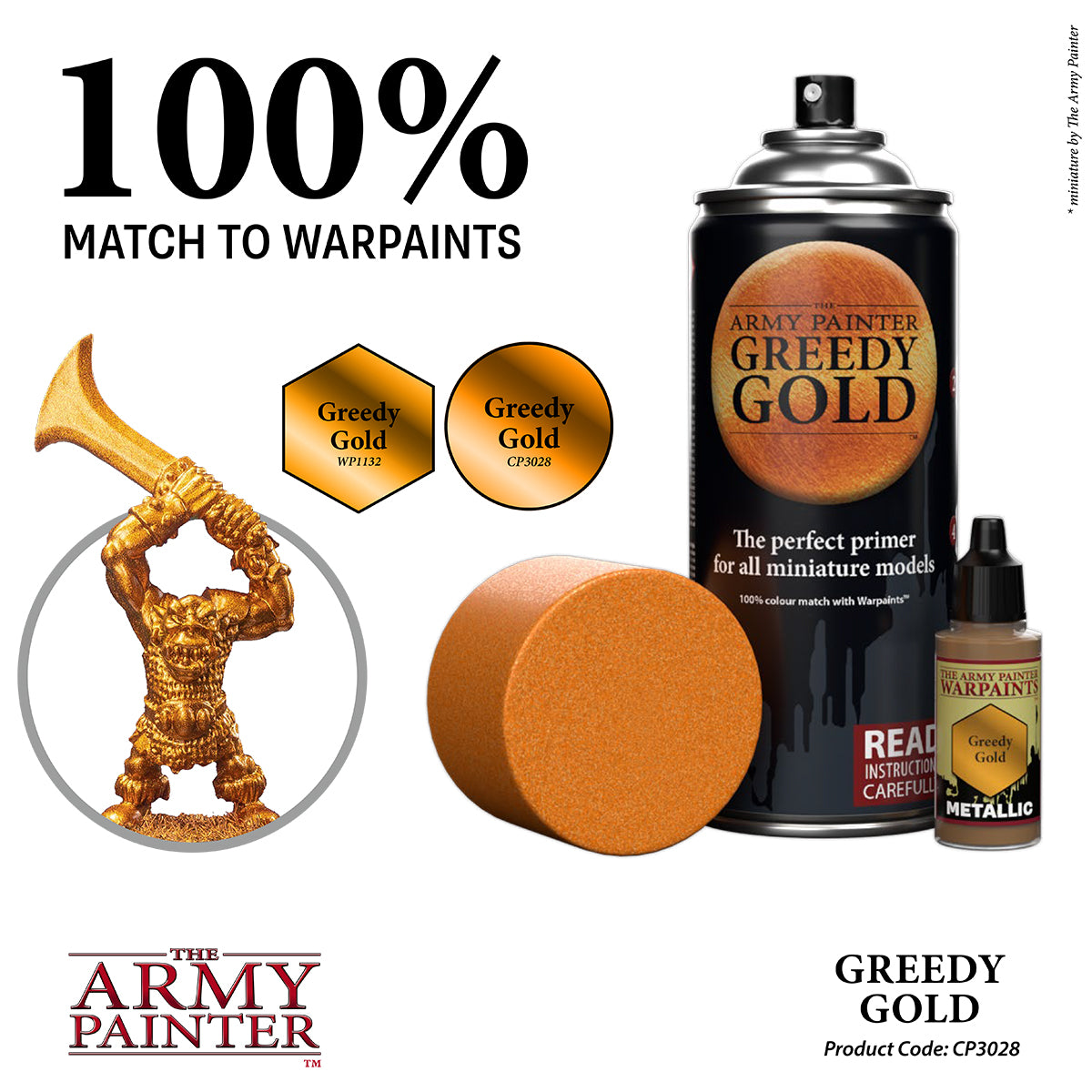 The Army Painter - Colour Primer - Greedy Gold
