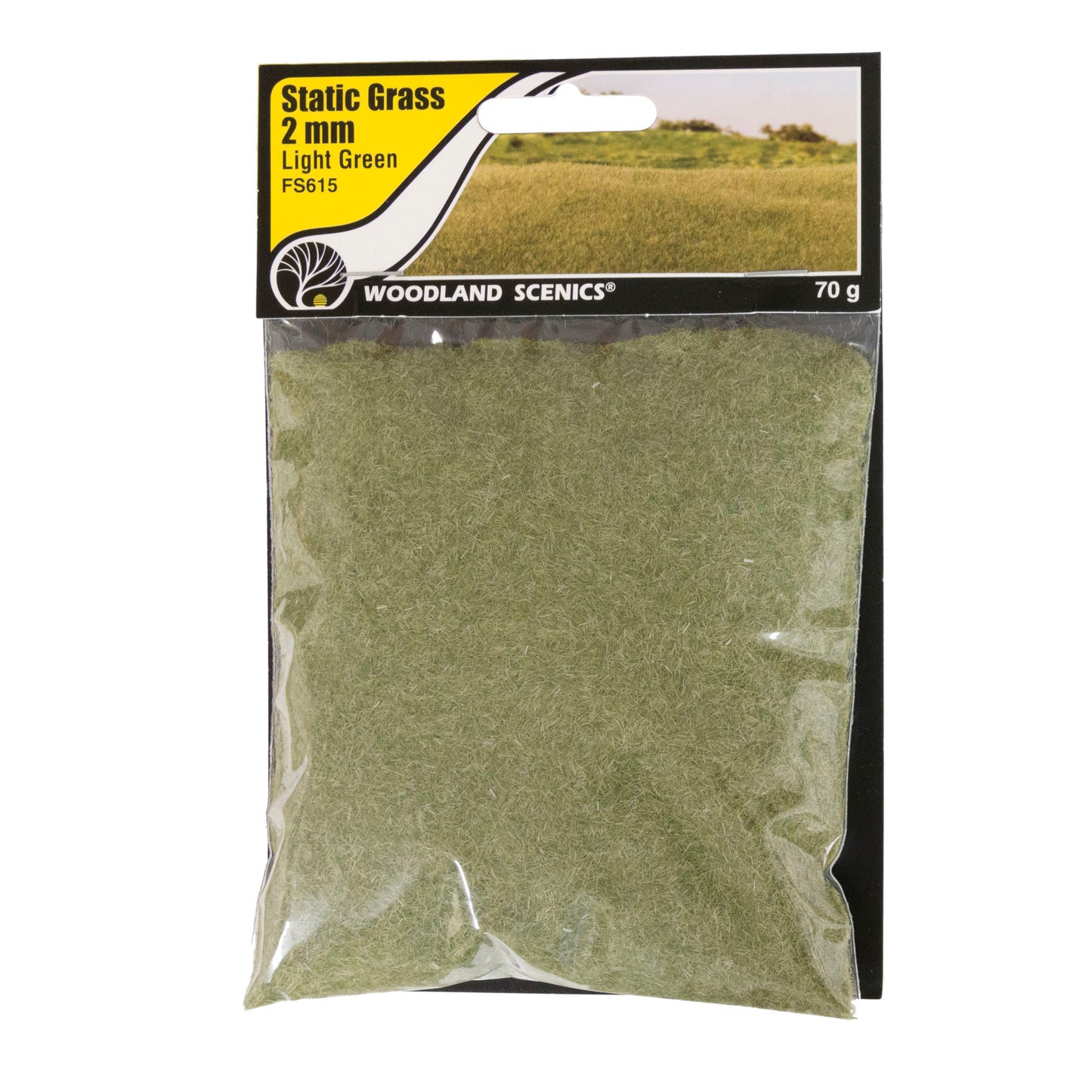 Woodland Scenics - Field System - Static Grass - Light Green 2mm