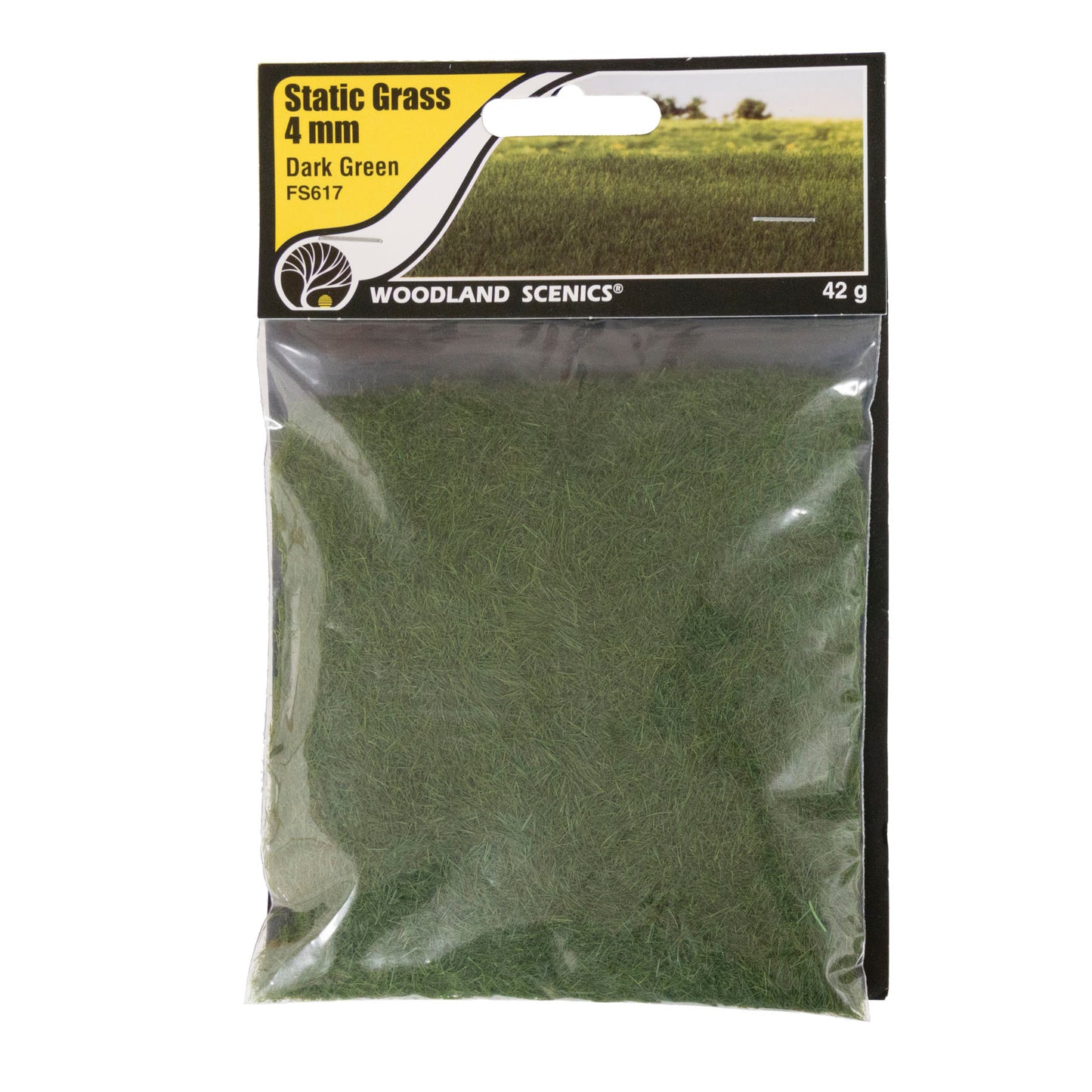 Woodland Scenics - Field System - Static Grass - Dark Green 4mm