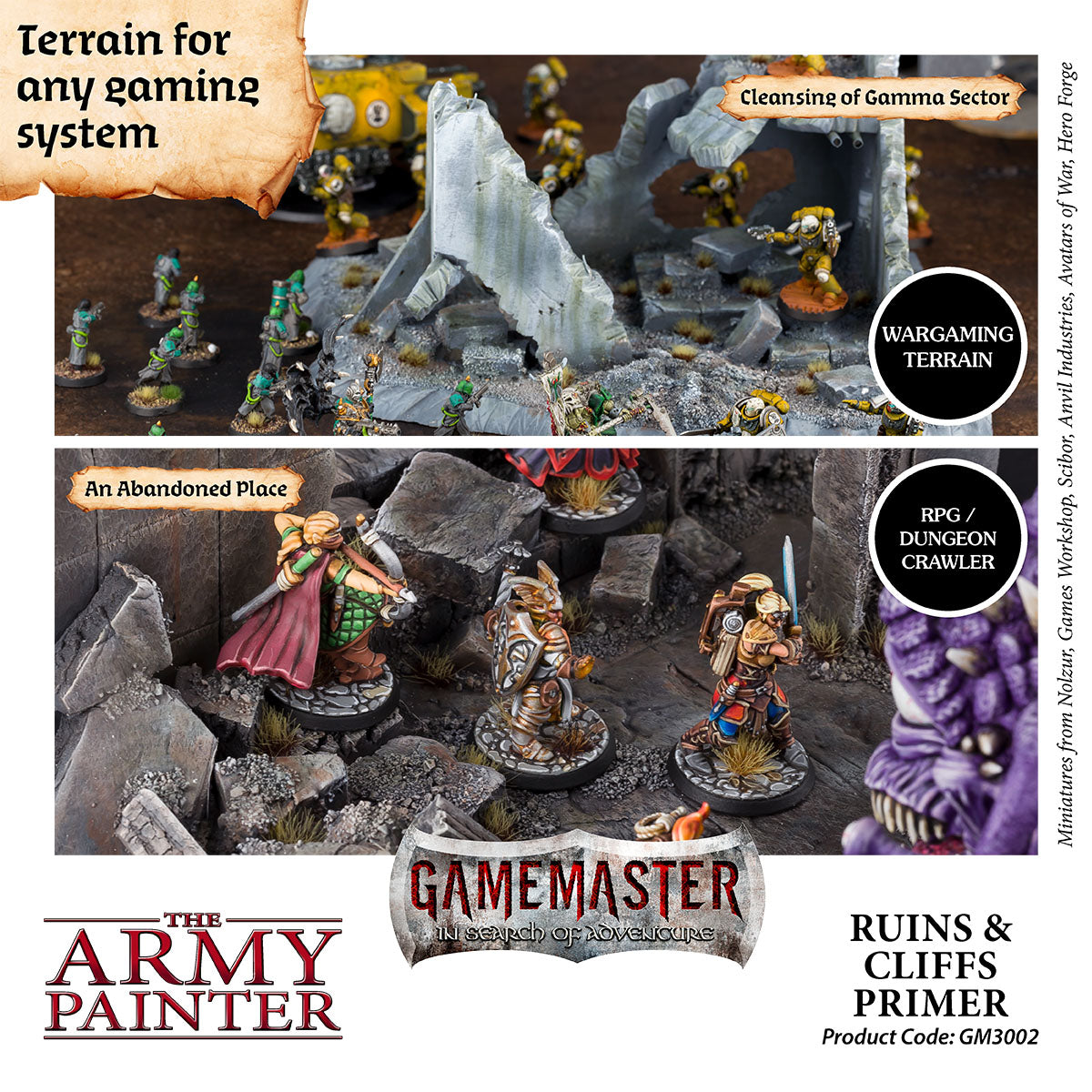 The Army Painter - GameMaster - Terrain Primer: Ruins & Cliff