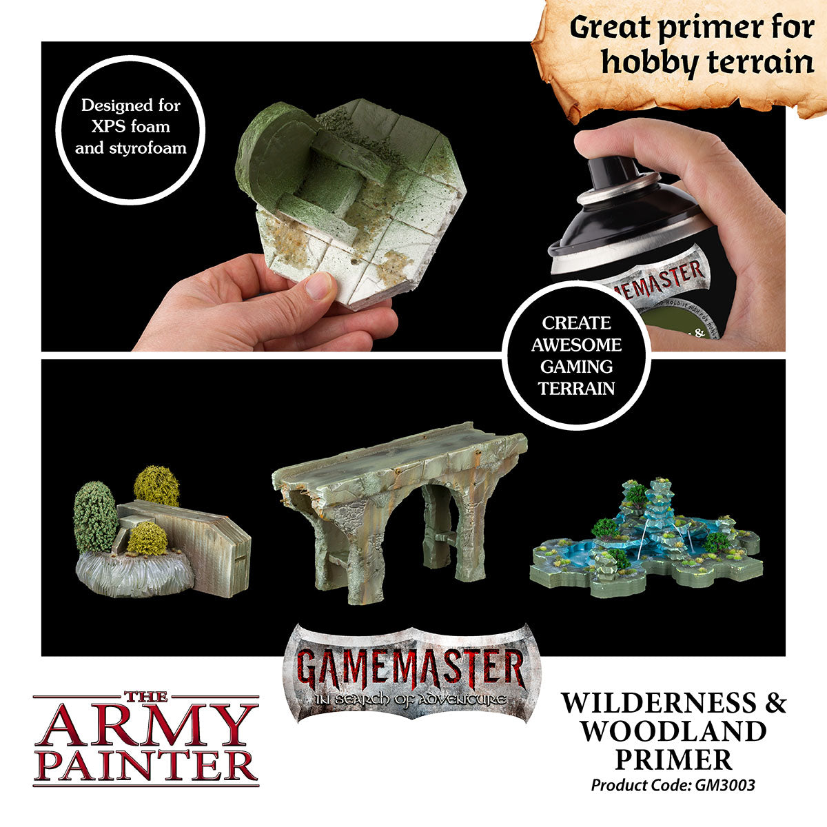 The Army Painter - GameMaster - Terrain Primer: Wilderness & Woodlands
