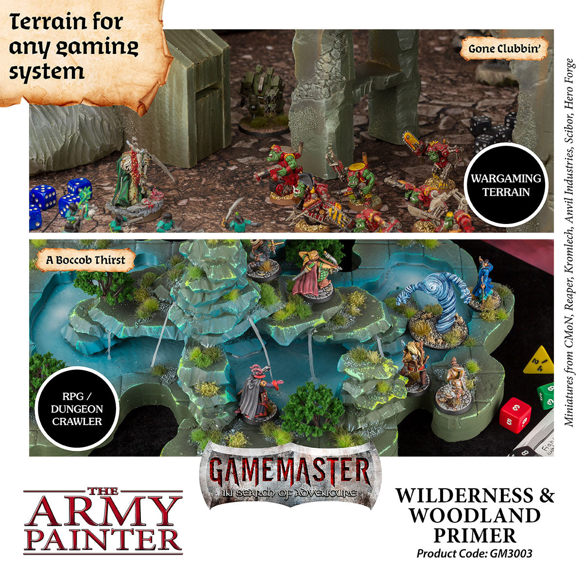 The Army Painter - GameMaster - Terrain Primer: Wilderness & Woodlands