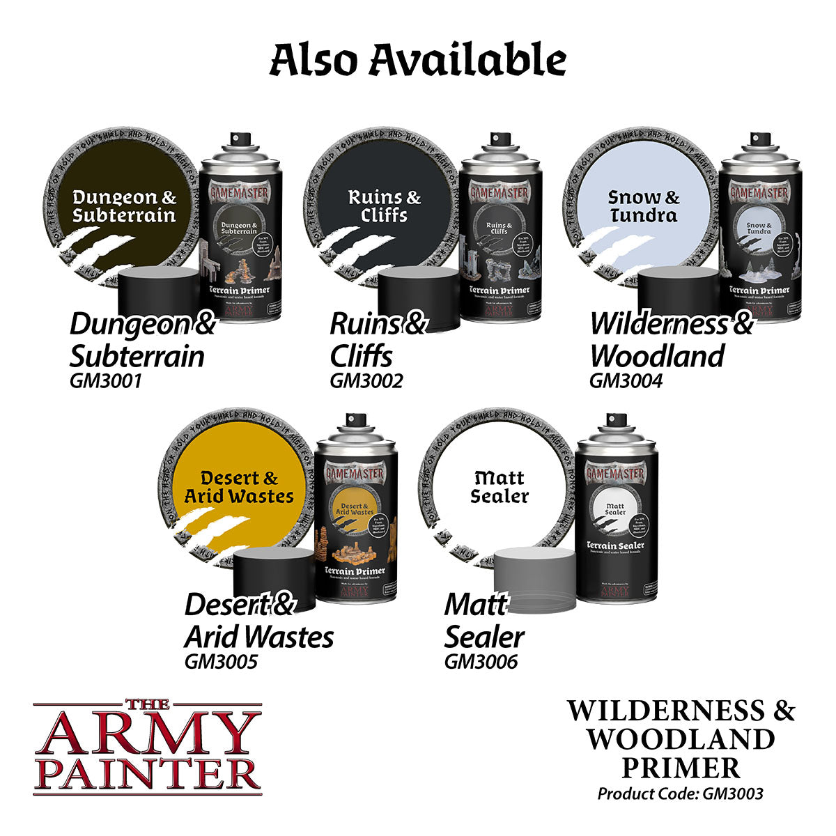 The Army Painter - GameMaster - Terrain Primer: Wilderness & Woodlands