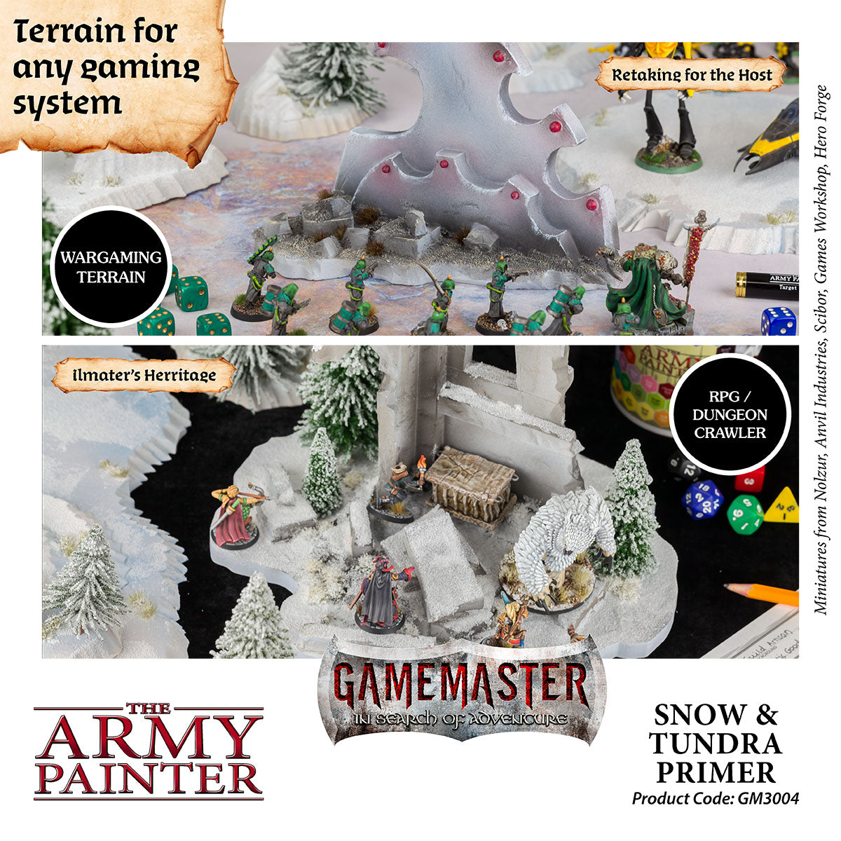The Army Painter - GameMaster - Terrain Primer: Snow & Tundra