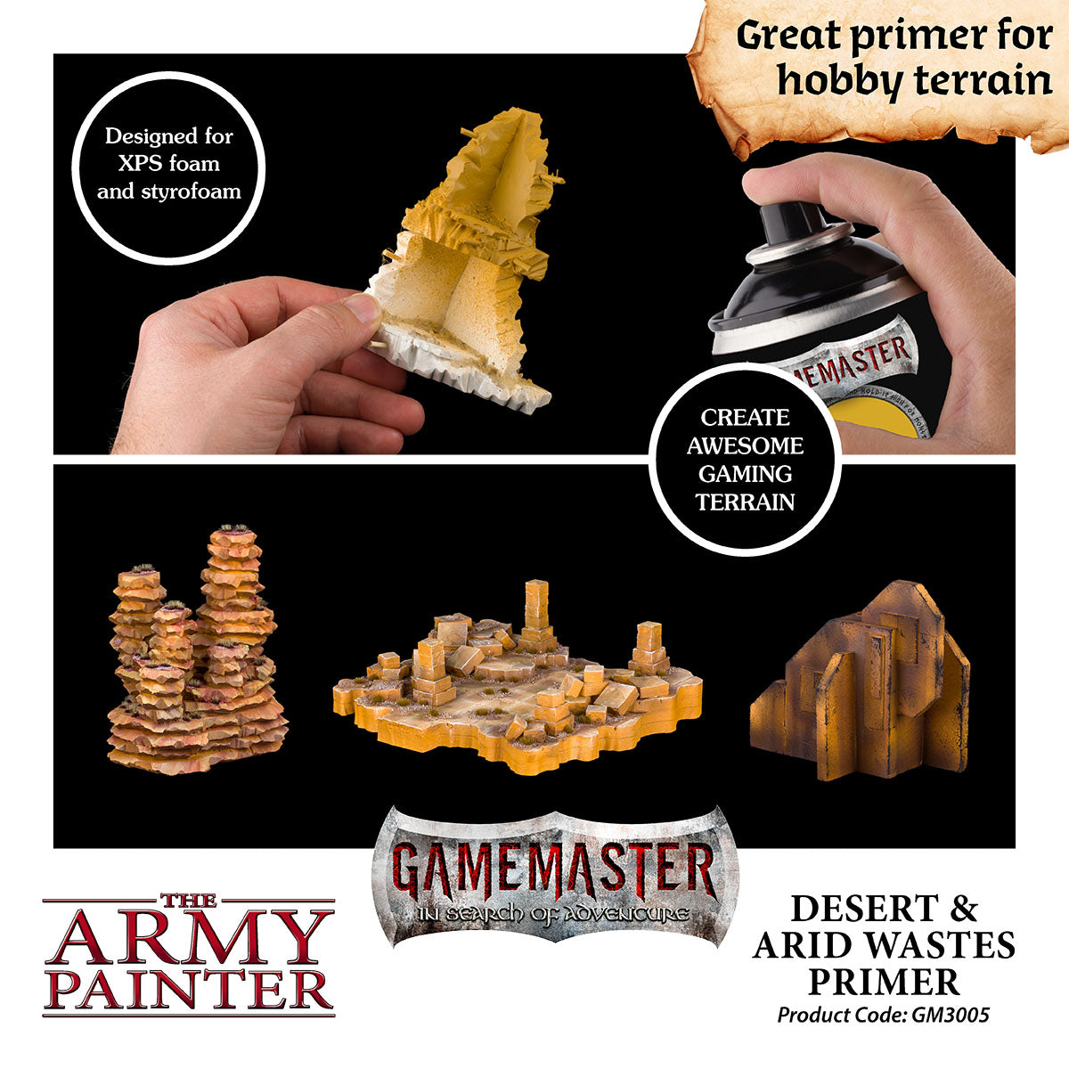 The Army Painter - GameMaster - Terrain Primer: Desert & Arid Waste